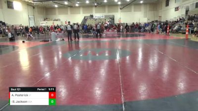 95 lbs Cons. Semi - Buddy Jackson, Soarr vs Axel Posterick, LITTLE FALLS