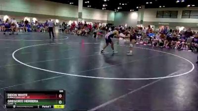 195 lbs Round 3 (6 Team) - Gregorio Herrera, CLAW vs Deion White, Bubbletown Mat