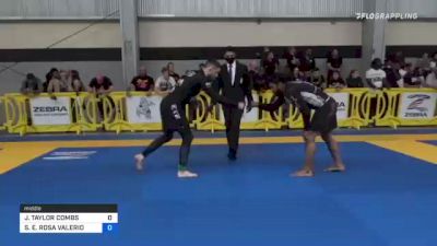 JOHN TAYLOR COMBS vs STANLEY E. ROSA VALERIO 2021 Pan IBJJF Jiu-Jitsu No-Gi Championship