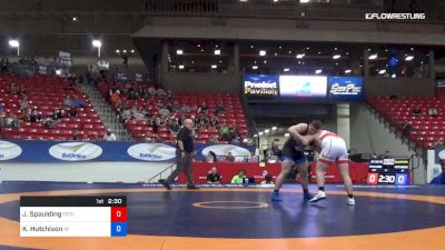 125 kg Quarters - Jonathan Spaulding, Edinboro Regional Training Center vs Kayne Hutchison, Air Force RTC