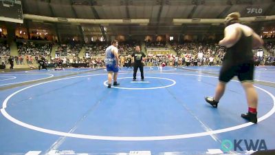 285 lbs Round Of 16 - Braxton Hosier, Woodward Youth Wrestling vs Jackson Floyd, Vinita Kids Wrestling