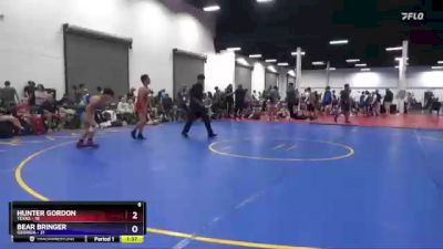 130 lbs Quarters & 1st Wb (16 Team) - Hunter Gordon, Texas vs Bear Bringer, Georgia