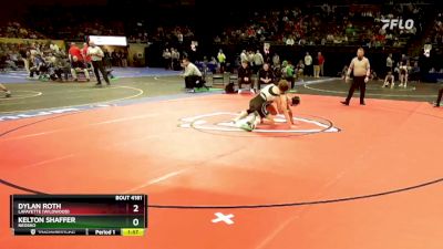 126 Class 4 lbs Quarterfinal - Dylan Roth, Lafayette (Wildwood) vs Kelton Shaffer, Neosho