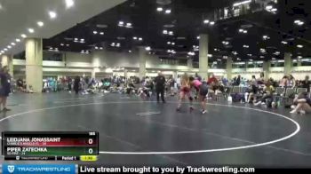 185 lbs Semis & Wb (16 Team) - Piper Zatechka, SD Fire vs Leidjana Jonassaint, Charlie`s Angels-FL