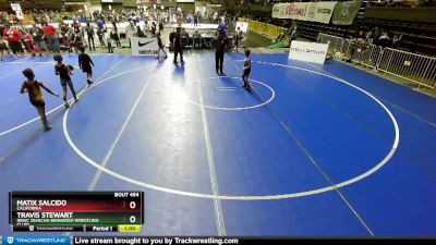 77 lbs Cons. Round 3 - Matix Salcido, California vs Travis Stewart, RBWC (Rancho Bernardo Wrestling Club)