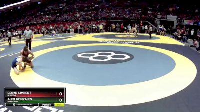 D2-120 lbs Quarterfinal - Colyn Limbert, Buckeye vs Alex Gonzales, Napoleon