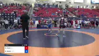 79 kg Semis - Daniel Wask, New Jersey vs Rocco Welsh, Young Guns Wrestling Club