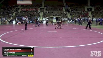 106 lbs Cons. Round 3 - Noah Krauss, Auburn vs Cedric Montgomery, Central