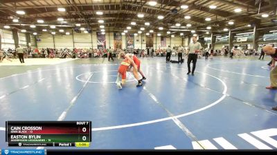 100 lbs Rd# 5- 3:45pm Friday Final Pool - Cain Crosson, Iowa Black vs Easton Bylin, Aggression Legionaries