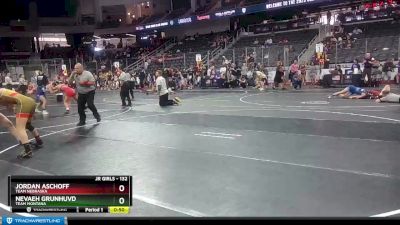 132 lbs Cons. Round 2 - Jordan Aschoff, Team Nebraska vs Nevaeh Grunhuvd, Team Montana