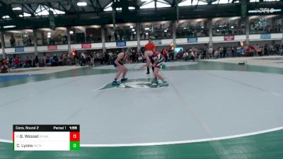 115-123 lbs Cons. Round 2 - Brayden Wessel, Red Hawk Wrestling Academy vs Cael Lyons, Sterling Elite