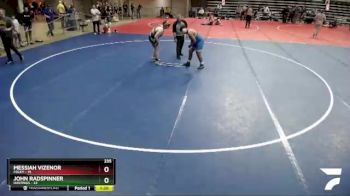 235 lbs Semis & 1st Wrestleback (8 Team) - Messiah Vizenor, Foley vs John Radspinner, Hastings