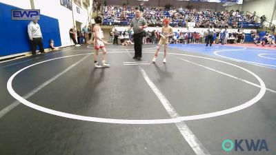 58-61 lbs Rr Rnd 3 - Braxton Bishop, Pryor Tigers vs Jake Jabben, Caney Valley Wrestling