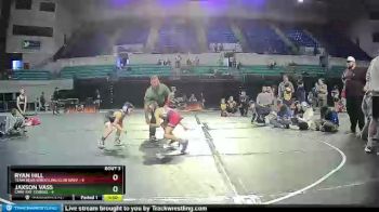 55 lbs Round 3 (3 Team) - Ryan Hill, Team Bear Wrestling Club Navy vs Jaxson Vass, Cane Bay Cobras