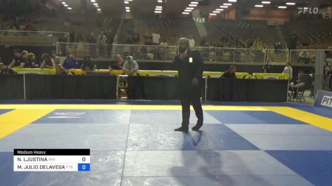 NIKOLA LJUSTINA vs MATTHEW JULIO DELAVEGA 2024 Pan Jiu Jitsu IBJJF Championship