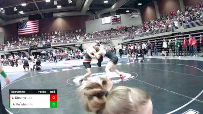 Quarterfinal - Aiden Po`uha, Cedar City vs Luke Stearns, Logan