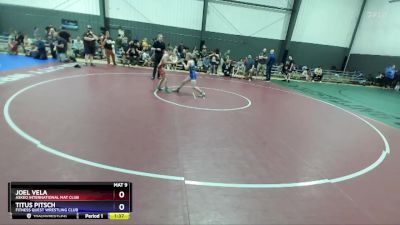 86 lbs Semifinal - Joel Vela, Askeo International Mat Club vs Titus Pitsch, Fitness Quest Wrestling Club