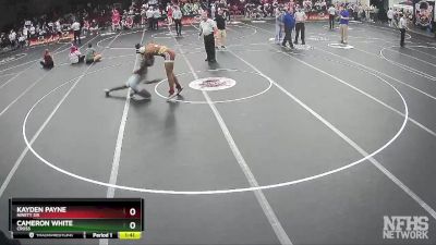 1A/2A 152 Quarterfinal - Kayden Payne, Ninety Six vs Cameron White, Cross