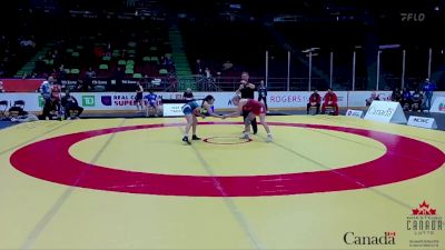 49kg Cons. Round 1 - Emma Chartres, Team Impact WC vs Taranpreet Dhillon, Canadian Mal Wrestling