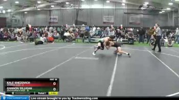 120 lbs Round 3 (8 Team) - Kale Knezovich, Wyoming Gold vs Gannon Gilligan, South Dakota Rage