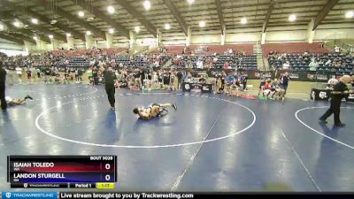 77 lbs Champ. Round 2 - Isaiah Toledo, WA vs Landon Sturgell, OH