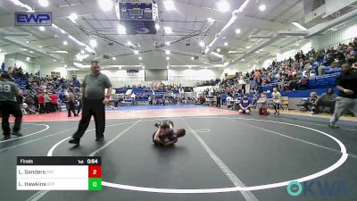 60 lbs Final - Lincoln Sanders, Sallisaw Takedown Club vs Lorenzo Hawkins, Tulsa Blue T Panthers