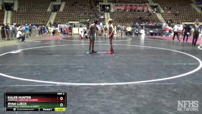 106 lbs Cons. Round 4 - Ryan Lueck, Prattville Christian Academy vs Kaleb Hunter, American Christian Academy