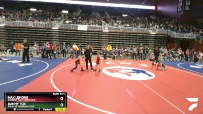 63 lbs Cons. Round 3 - Max Lemons, Natrona Colts Wrestling vs Danny Fox, Douglas Wrestling Club