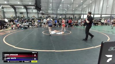 145 lbs Quarterfinal - Anna Spencer, WA vs Clare Waite, ID