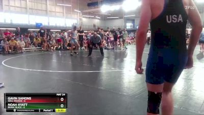 120 lbs Placement Matches (16 Team) - Jimmy Singleton, Well Trained vs Westley Hyatt, BRAWL Black