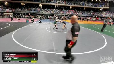 5A 107 lbs Quarterfinal - Tylie Ramos, Lubbock Cooper vs Rachel Corley, Cedar Park