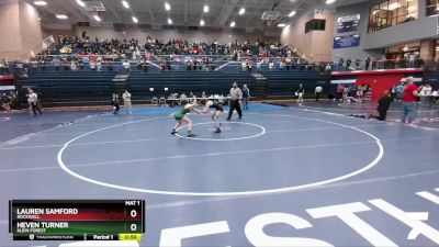 114 lbs Cons. Round 1 - Lauren Samford, Rockwall vs Heven Turner, Klein Forest