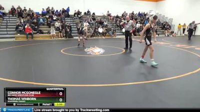 J-3 lbs Quarterfinal - Connor McGonegle, Big Game Wrestling Club vs Thomas Winborn, Hammerin Hawks