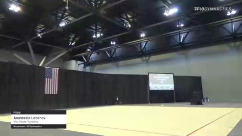 Anastasia Lobanov - Hoop, Kris Power Tumbling - 2021 USA Gymnastics Championships
