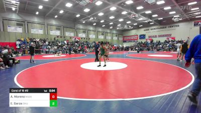 108 lbs Consi Of 16 #2 - Andrew Moreno, Madera South vs Ethan Garza, Dinuba