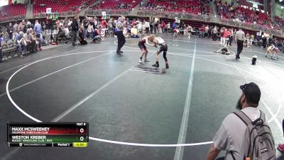 75 lbs Cons. Round 5 - Maxx McSweeney, Valentine Wrestling Club vs Weston Kreber, Rocket Wrestling Club / RWC