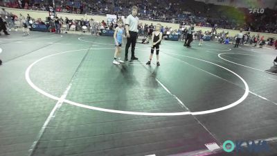 55 lbs Semifinal - Emmert Jones, Henryetta Knights Wrestling Club vs Aden Kelly, Division Bell Wrestling