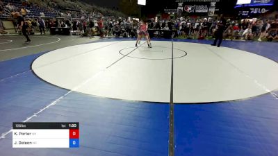 126 lbs Cons 64 #2 - Kozad Porter, Wyoming vs Jason Deleon, North Carolina