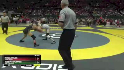 D1-126 lbs Semifinal - Ryan Avalos, Perrysburg vs Joseph Baumann, Dub. Coffman