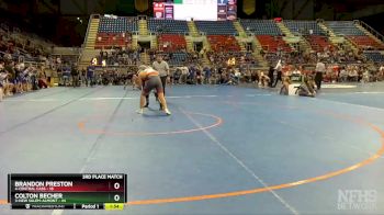 182 lbs Finals (8 Team) - Colton Becher, 3-New Salem-Almont vs Brandon Preston, 4-Central Cass