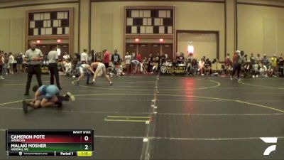 120 lbs Champ. Round 2 - Malaki Mosher, Arsenal WC vs Cameron Pote, American