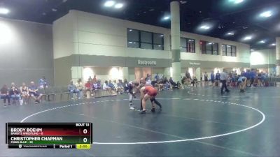 160 lbs Round 5 (6 Team) - Christopher Chapman, MAWA Blue vs Brody Boehm, Bandits Wrestling