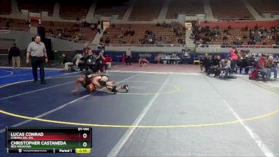 D1-144 lbs Cons. Round 1 - Lucas Conrad, Corona Del Sol vs Christopher Castaneda, Red Mountain