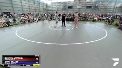 170 lbs Semis & 3rd Wb (16 Team) - Quinten Attebury, Missouri Red vs Gavin Craner, Michigan Blue