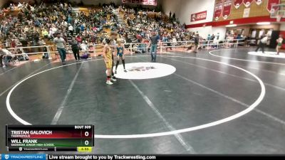 84 lbs Cons. Round 2 - Tristan Galovich, Thermopolis vs Will Frank, Shoshoni Junior High School