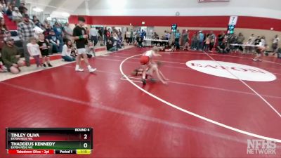 52-57 lbs Round 4 - Tinley Oliva, Eaton Reds WC vs Thaddeus Kennedy, Eaton Reds WC