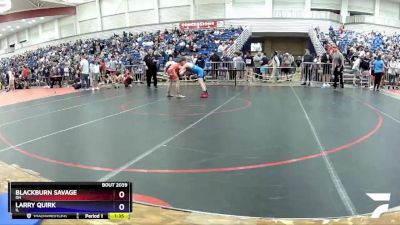 100 lbs Champ. Round 1 - Blackburn Savage, OH vs Larry Quirk, IL