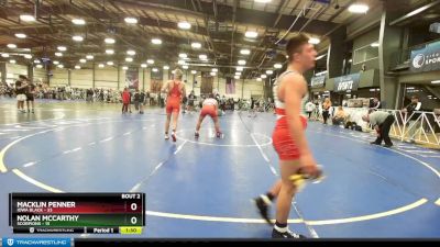 160 lbs Rd# 1 9:00am Friday - Macklin Penner, Iowa Black vs Nolan McCarthy, Scorpions