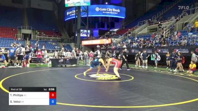 180 lbs Rnd Of 32 - Taylor Phillips, Arizona vs Symphony Veloz, Oklahoma