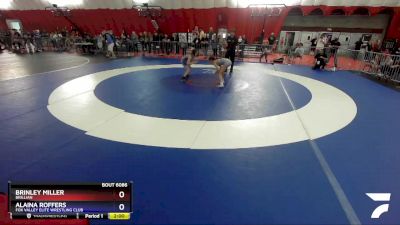 105 lbs Round 3 - Brinley Miller, Brillian vs Alaina Roffers, Fox Valley Elite Wrestling Club